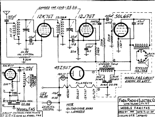 F44 ; Fada Radio & (ID = 392249) Radio