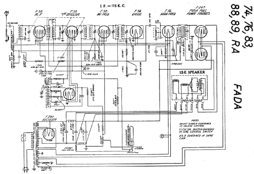 Flash-O-Graph-Chassis Ch= RA; Fada Radio & (ID = 15975) Radio