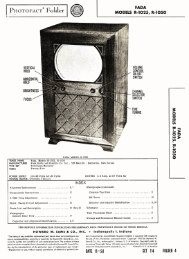 R-1025; Fada Radio & (ID = 2794458) Television