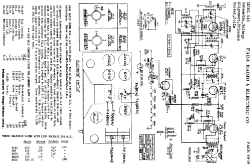 S-46V ; Fada Radio & (ID = 1371873) Radio