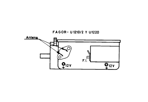 UHF Selector de Canales - Channel Selector / Tuner U-1220; Fagor Electrónica; (ID = 2225413) Adapter