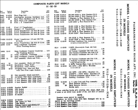 5107 Ch= 51; Fairbanks, Morse & (ID = 333459) Radio