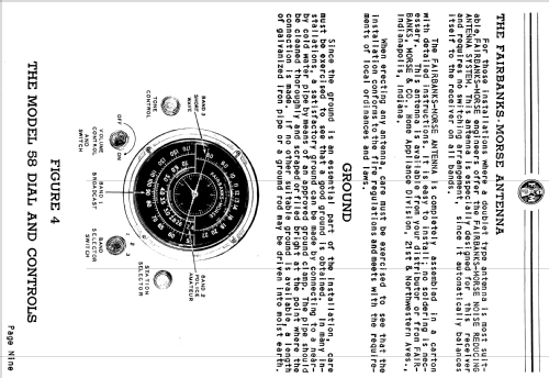 58-T-1 Ch= 58; Fairbanks, Morse & (ID = 2179479) Radio