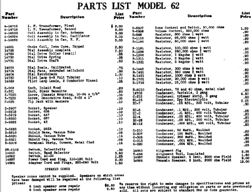 6210 Ch= 62; Fairbanks, Morse & (ID = 334209) Radio