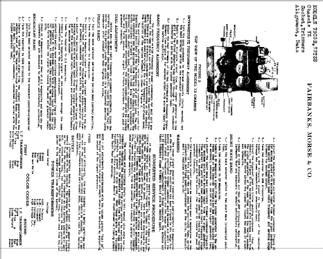 73T3B Ch= 73; Fairbanks, Morse & (ID = 335435) Radio