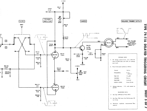 Delaying Sweep plug-in for Oscilloscopes 74-11A; Fairchild Camera and (ID = 1638151) Equipment