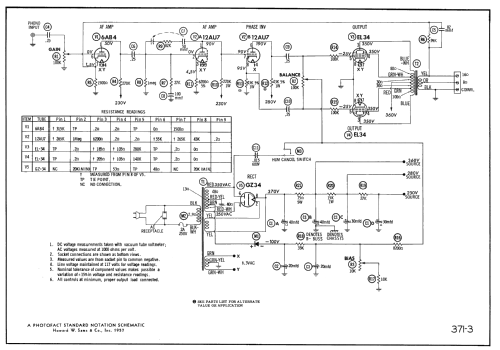 255A Ampl/Mixer Fairchild Recording Equipment Corp.; Whitestone NY ...