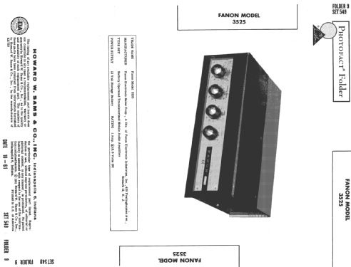 Fanon 3525 ; Fanon-Masco Long (ID = 638753) Ampl/Mixer