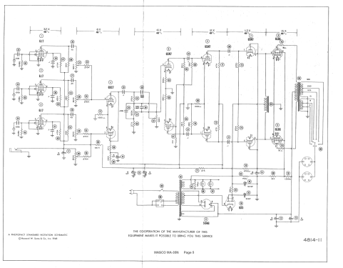 MA-35N Ampl/Mixer Fanon-Masco Long Island City, New York, build ...