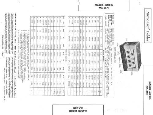 MA-35N ; Fanon-Masco Long (ID = 1390516) Ampl/Mixer