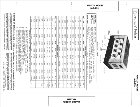 Masco MA25N; Fanon-Masco Long (ID = 1385445) Ampl/Mixer