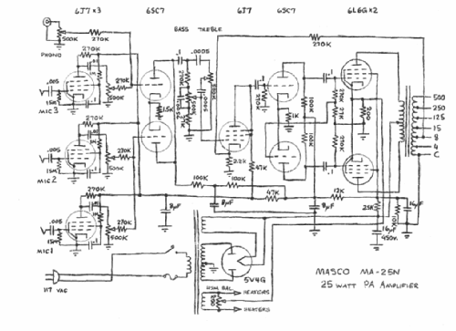 Masco MA25N; Fanon-Masco Long (ID = 71453) Ampl/Mixer