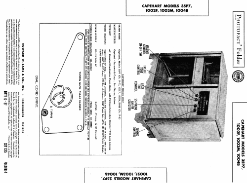 Capehart 1002-F Ch= P8, changer P71; Farnsworth (ID = 464677) Radio