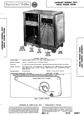 Capehart 1004-B Ch= P8; Farnsworth (ID = 2927467) Radio