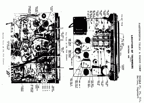 Capehart 1004-B Ch= P8; Farnsworth (ID = 352610) Radio