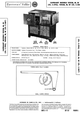 Capehart 1005-B Ch= C-296; Farnsworth (ID = 2918351) Radio