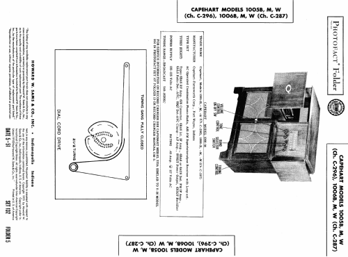 Capehart 1006-W Ch= C-287; Farnsworth (ID = 465270) Radio