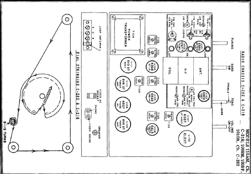 Capehart 1009F Ch= C-282; Farnsworth (ID = 202005) Radio