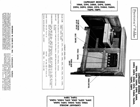 Capehart 114N4 Early Georgian ; Farnsworth (ID = 463298) Radio