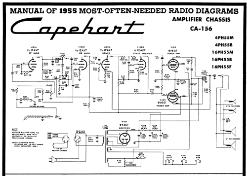 Capehart 16PH55M Ch= CA-156; Farnsworth (ID = 119252) R-Player