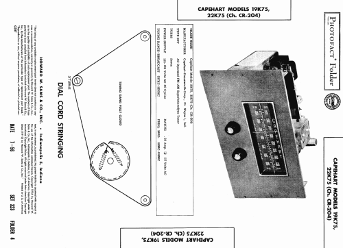 Capehart 22K75 Ch= CR-204; Farnsworth (ID = 462465) Radio