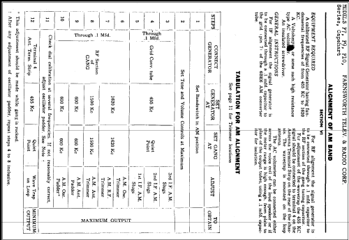 Capehart 35P7 Ch= P-7; Farnsworth (ID = 284067) Radio