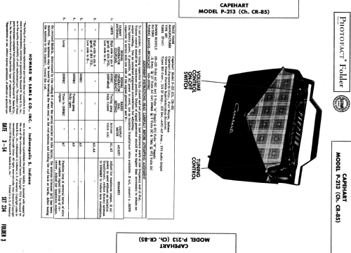 P 213 ch= CR85; Farnsworth (ID = 978662) Radio