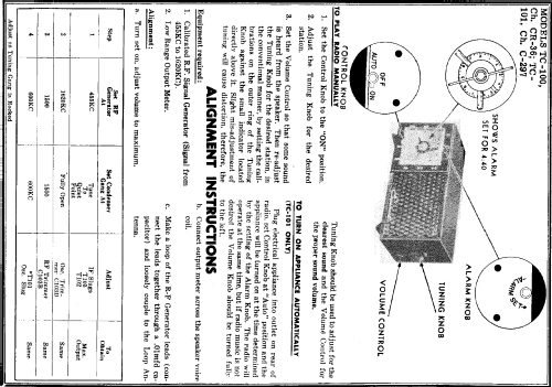 TC-100 Ch= CR-36; Farnsworth (ID = 202222) Radio