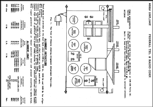 1030T ; Federal Radio Corp. (ID = 426534) Radio