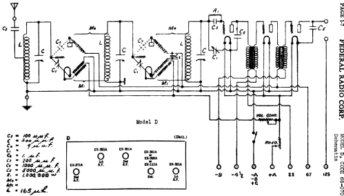 D-40 Orthosonic ; Federal Radio Corp. (ID = 612971) Radio