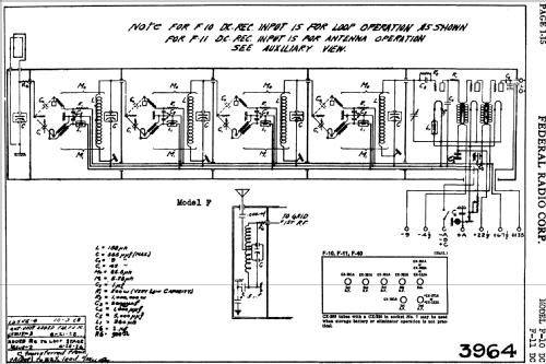 F11 DC ; Federal Radio Corp. (ID = 613023) Radio