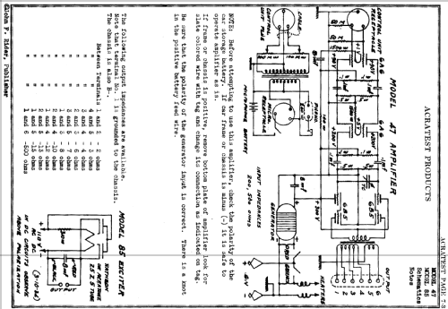 Acratest Power Supply 85; Federated Purchaser, (ID = 117139) Aliment.