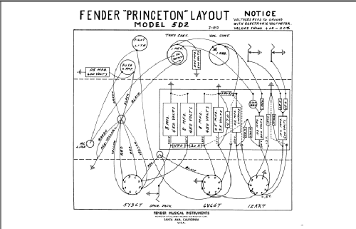 Princeton Ch= 5D2; Fender Electric (ID = 438200) Ampl/Mixer