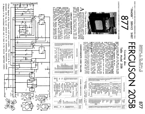 205B; Ferguson Brand, (ID = 341721) Radio