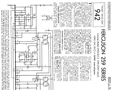 259L; Ferguson Brand, (ID = 2276616) Radio