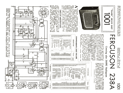 268RG; Ferguson Brand, (ID = 1003494) Radio