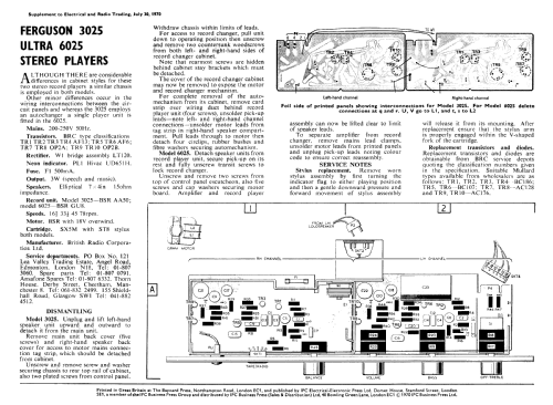 3025; Ferguson Brand, (ID = 2300417) R-Player