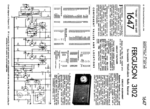 3102; Ferguson Brand, (ID = 1331072) Radio