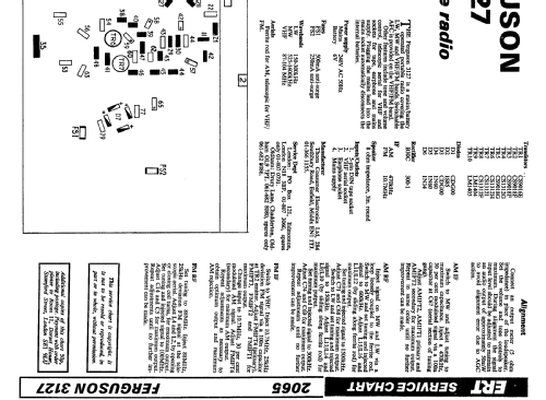 3127; Ferguson Brand, (ID = 2303714) Radio