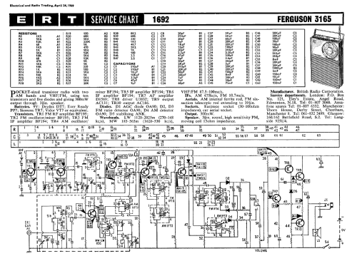 3165; Ferguson Brand, (ID = 2305783) Radio