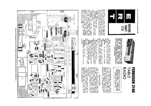 Futura II 3166; Ferguson Brand, (ID = 1337422) Radio