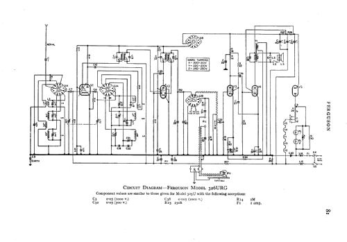 326URG; Ferguson Brand, (ID = 548379) Radio