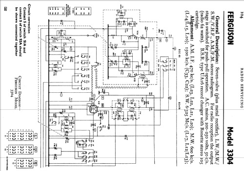 3304; Ferguson Brand, (ID = 765352) Radio