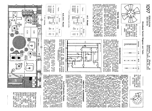 353A; Ferguson Brand, (ID = 1021964) Radio