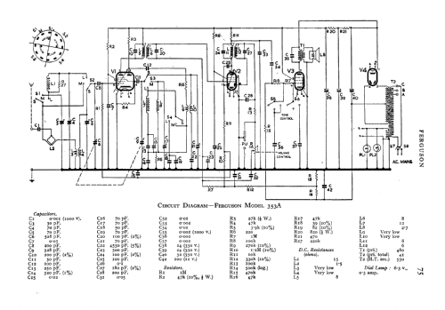 353A; Ferguson Brand, (ID = 548381) Radio