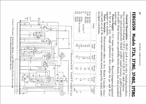 372A; Ferguson Brand, (ID = 557804) Radio