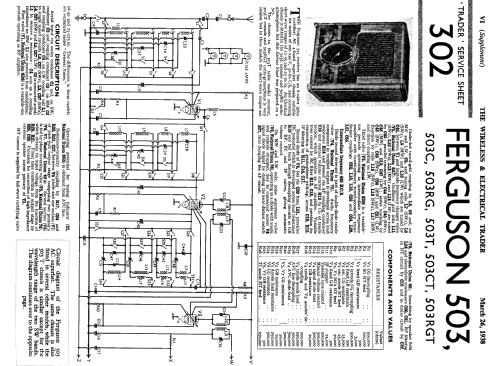 503C; Ferguson Brand, (ID = 1042476) Radio