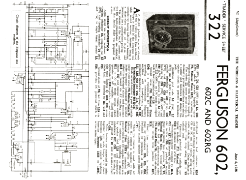 602C; Ferguson Brand, (ID = 1043300) Radio