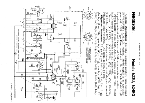 624RG; Ferguson Brand, (ID = 594138) Radio