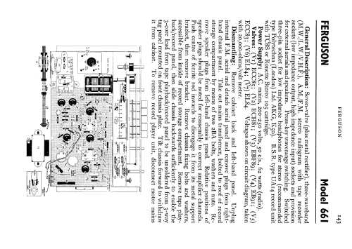 661; Ferguson Brand, (ID = 721074) Radio